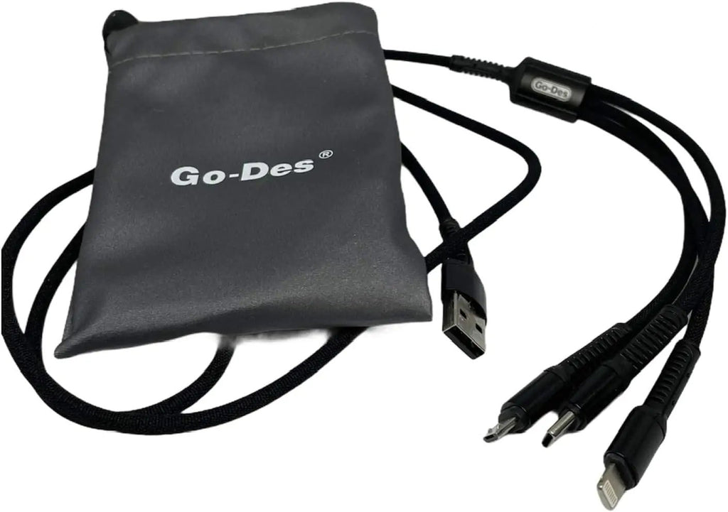 Go-Des 3 in one Phone charging cable