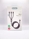 Go-Des 3 in one Phone charging cable