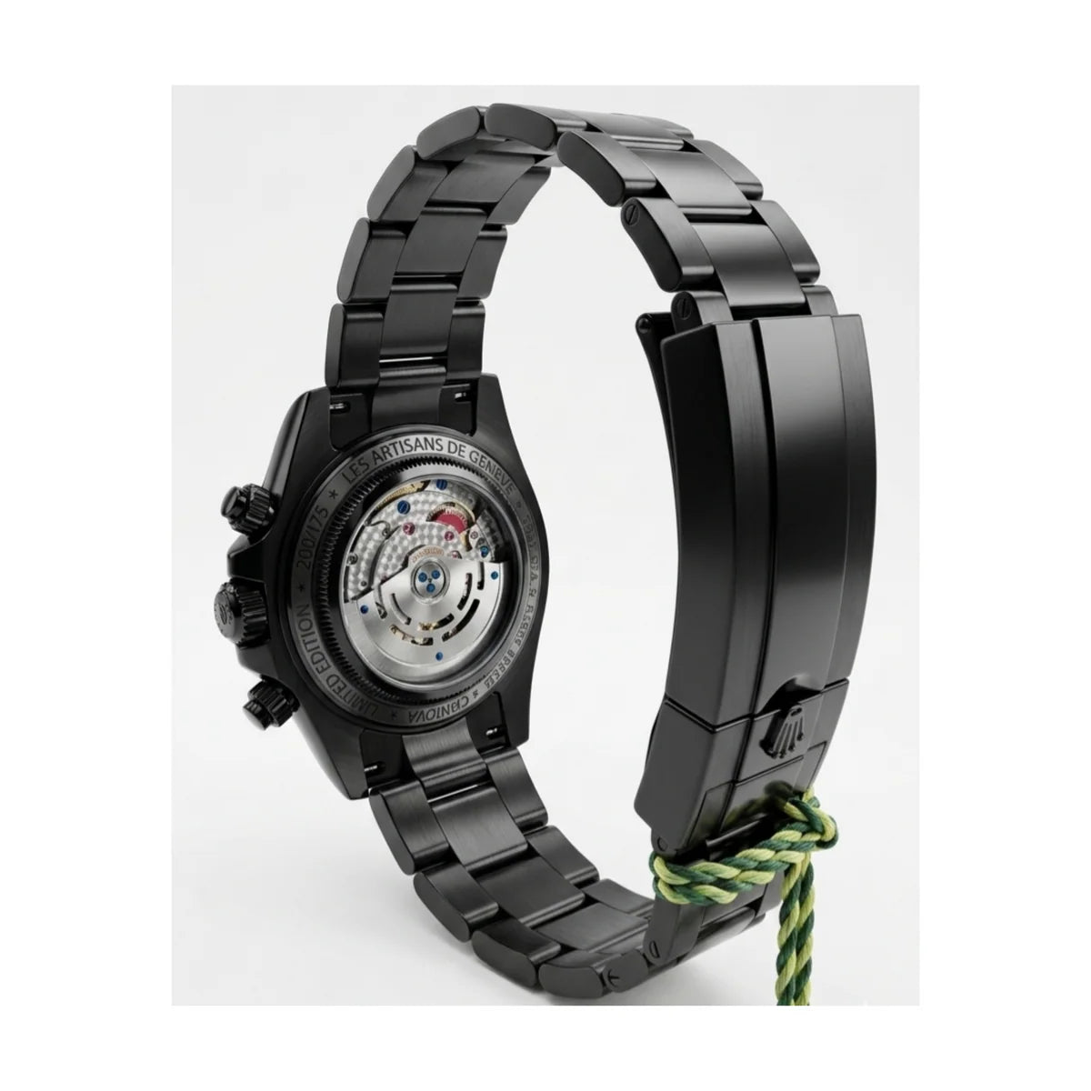 Rolex Automatic All-Black Skeleton Dial Carbon Fiber Edition