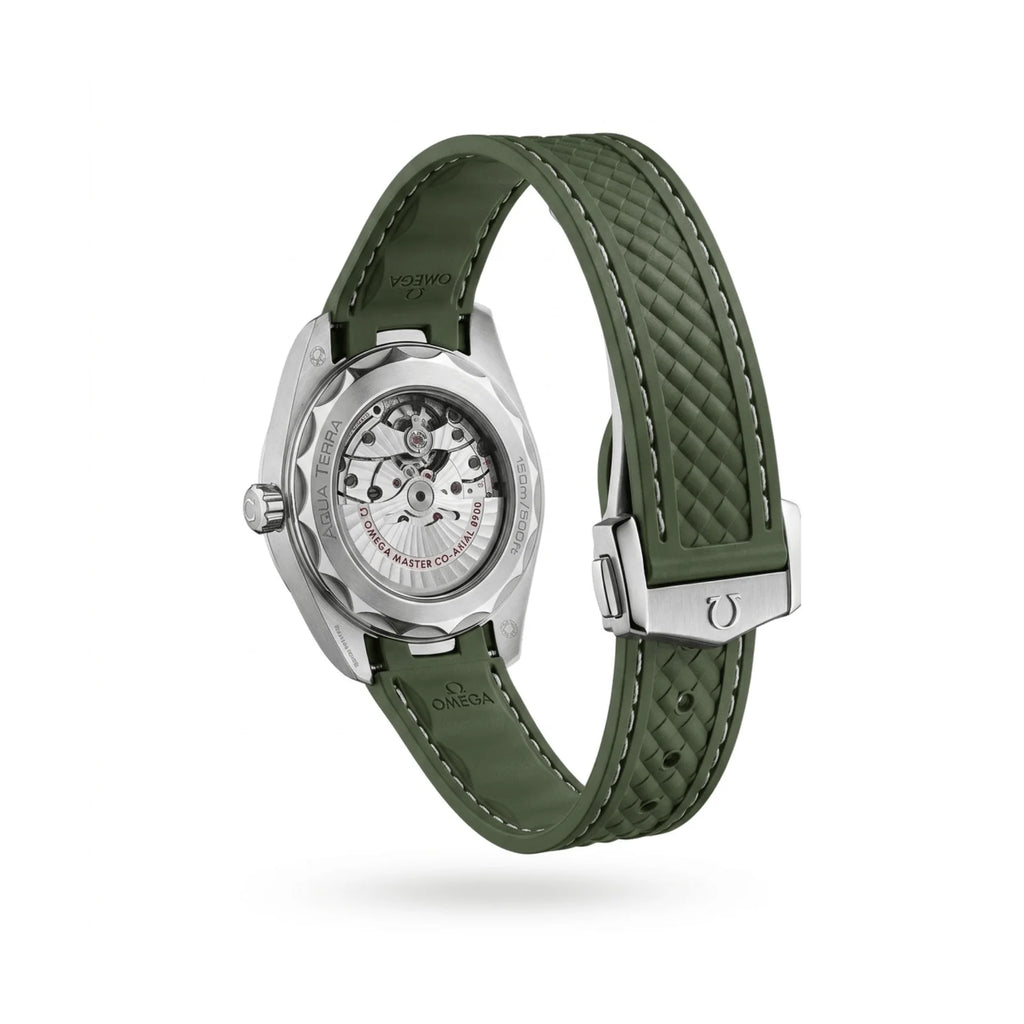 Omega Seamaster Aqua Terra Worldtimer – Green Dial & Strap Automatic