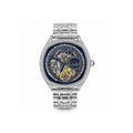 Cartier Skeleton Mechanical Watch with Crystal Bezel Automatic