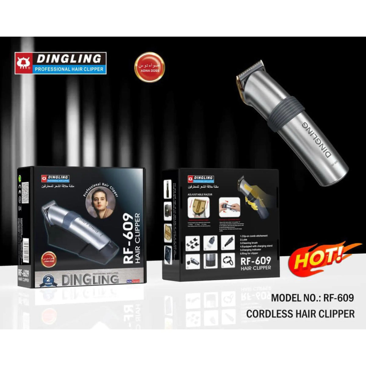 Cordless Hair Clipper 609