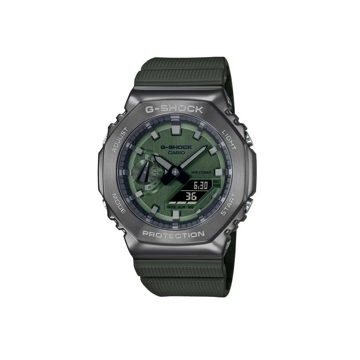 G-Shock Quartz Watch, Analog-Digital Display GM-2100B-3APR