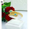Bracelet Gold With Blue Stone