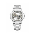 Patek Philippe Nautilus Skeleton Dial Swiss Automatic Silver Edition