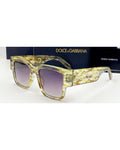 Dolce & Gabbana Yellow Transparent Sunglasses