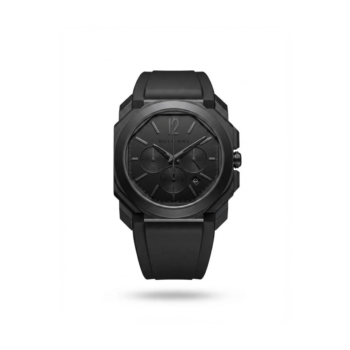 Bvlgari Men's Chronograph Watch - Stealth Black