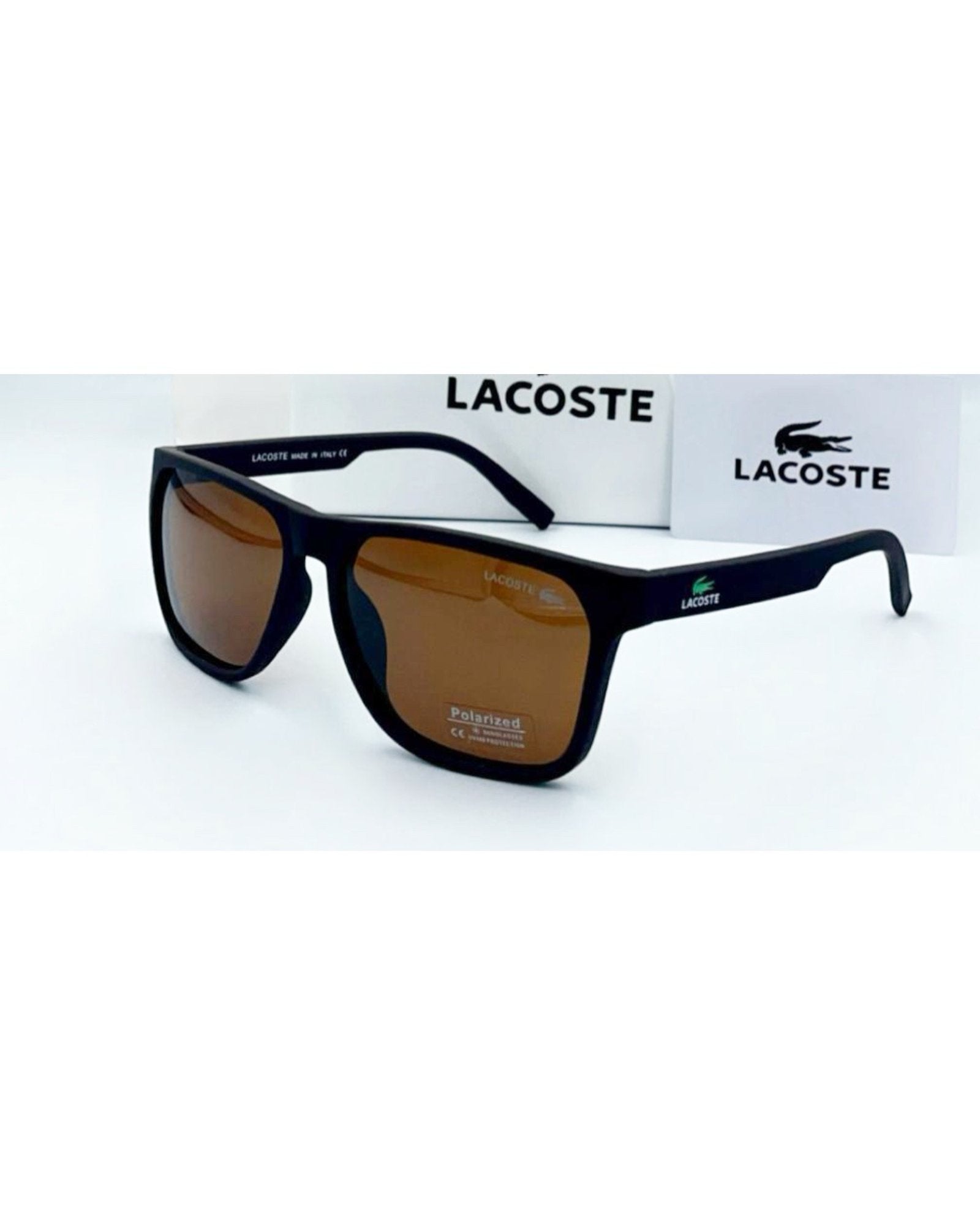 Lacoste Brown Polarized Sunglasses