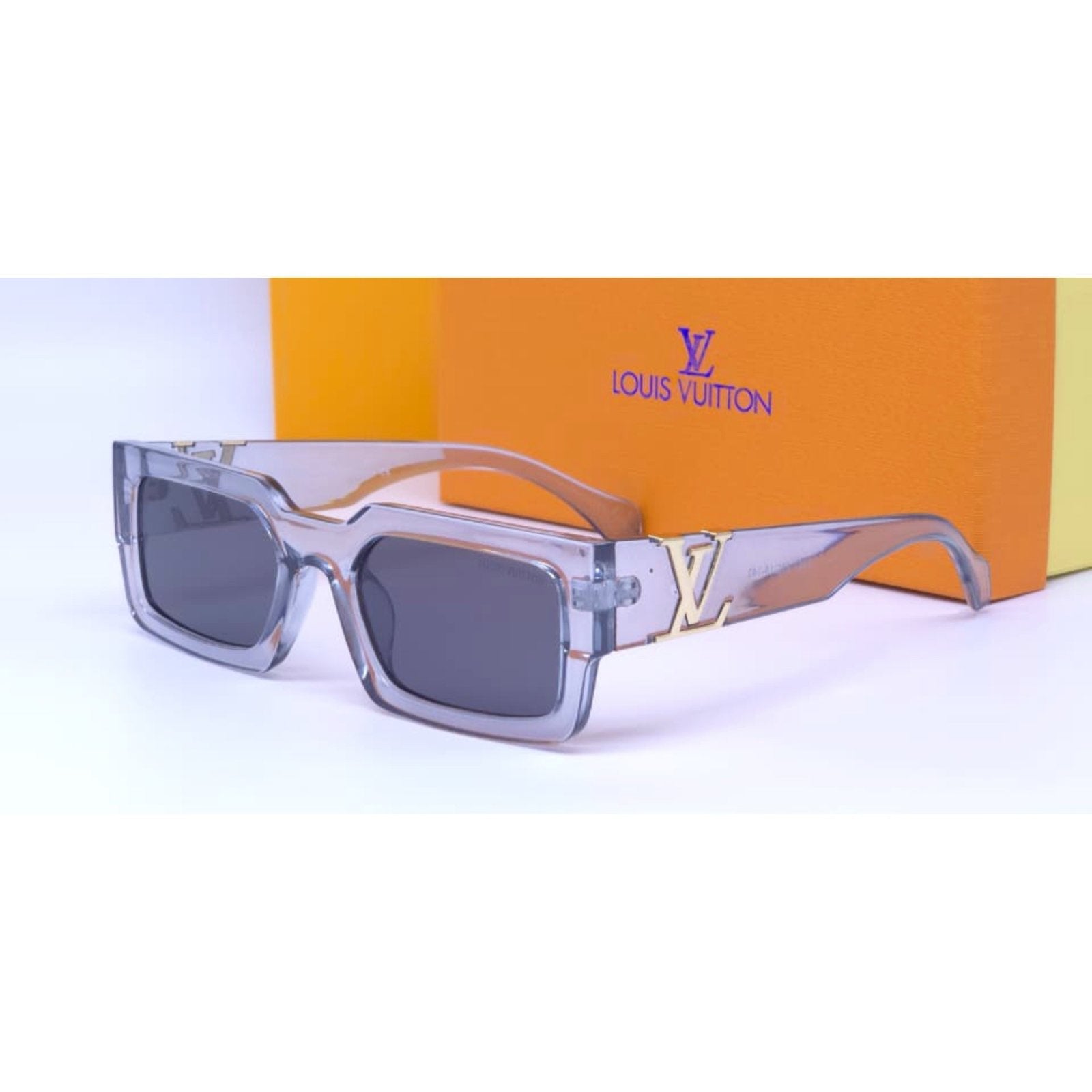 Louis Vuitton Gray Transparent Sunglasses