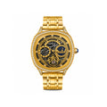 Cartier Skeleton Mechanical Watch with Crystal Bezel Automatic